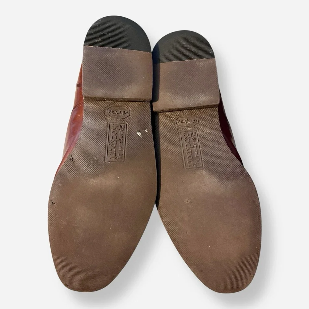 DresSports Rockport Cap Toe Oxfords Vibram Men's Shoes Sz 12‎ W Brown